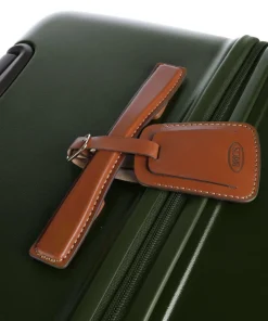 Brics Spinner (4 Wheel) | Hardside Luggage-Bellagio 3 Medium Travel Trunk - Olive