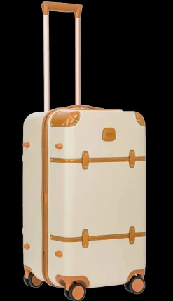 Brics Spinner (4 Wheel) | Hardside Luggage-Bellagio 2 Small Travel Trunk - Cream