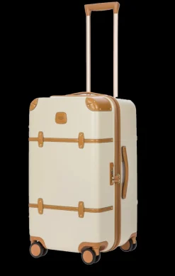 Brics Spinner (4 Wheel) | Hardside Luggage-Bellagio 2 Small Travel Trunk - Cream
