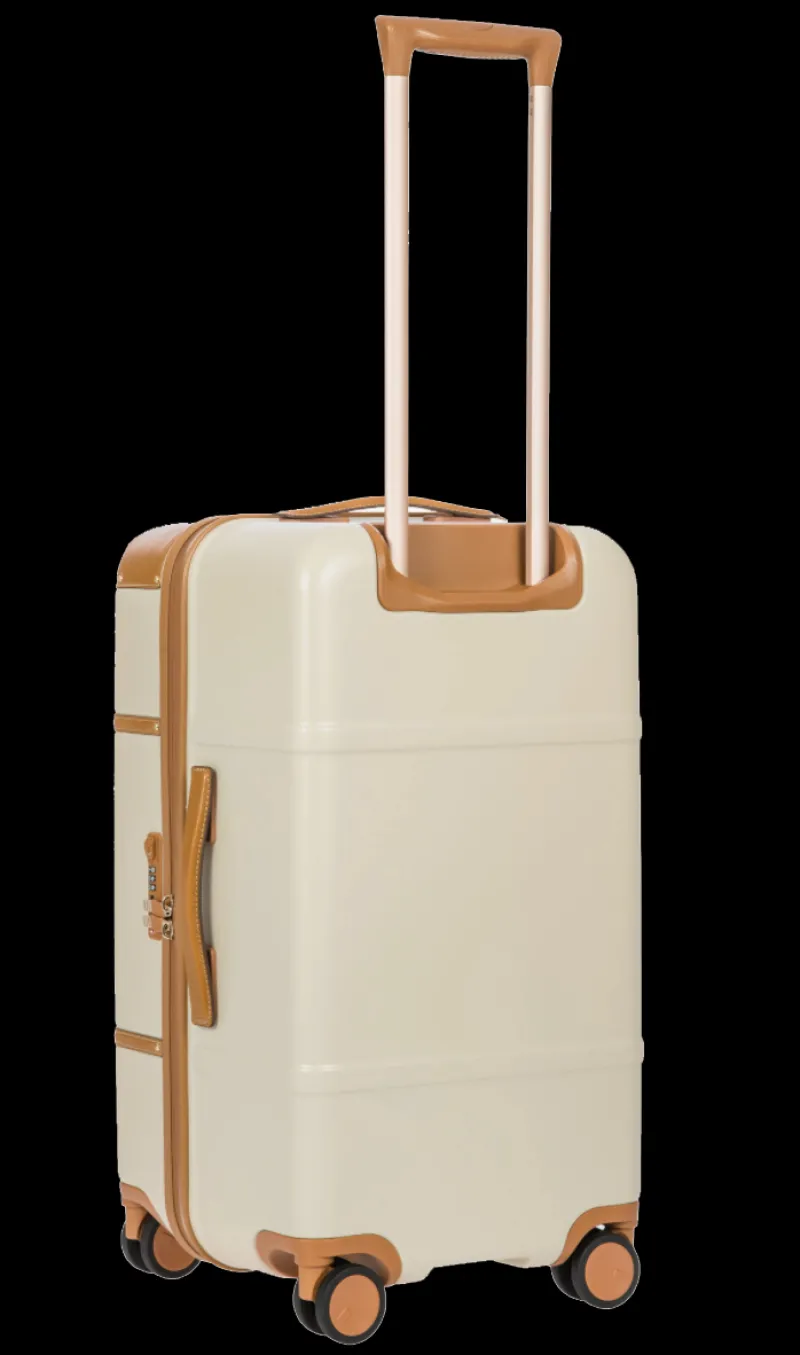 Brics Spinner (4 Wheel) | Hardside Luggage-Bellagio 2 Small Travel Trunk - Cream