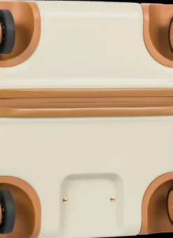 Brics Spinner (4 Wheel) | Hardside Luggage-Bellagio 2 Small Travel Trunk - Cream