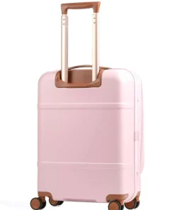 Brics Hardside Luggage | Spinner (4 Wheel)-Bellagio 2 Trolley 55cm with Front Pocket - Pink