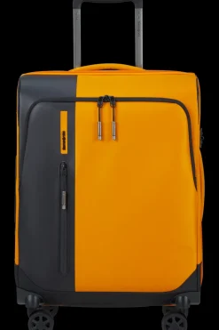 Samsonite Spinner (4 Wheel) | Softside Luggage-BIZ2GO TRVL Spinner (4 wheels) 55cm - Radiant Yellow