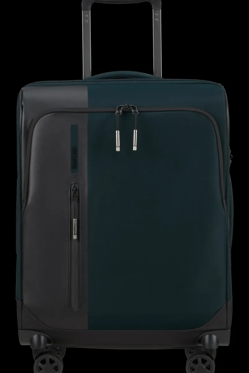 London Luggage Spinner (4 Wheel) | Softside Luggage-BIZ2GO TRVL Spinner (4 wheels) 55cm - Deep Blue