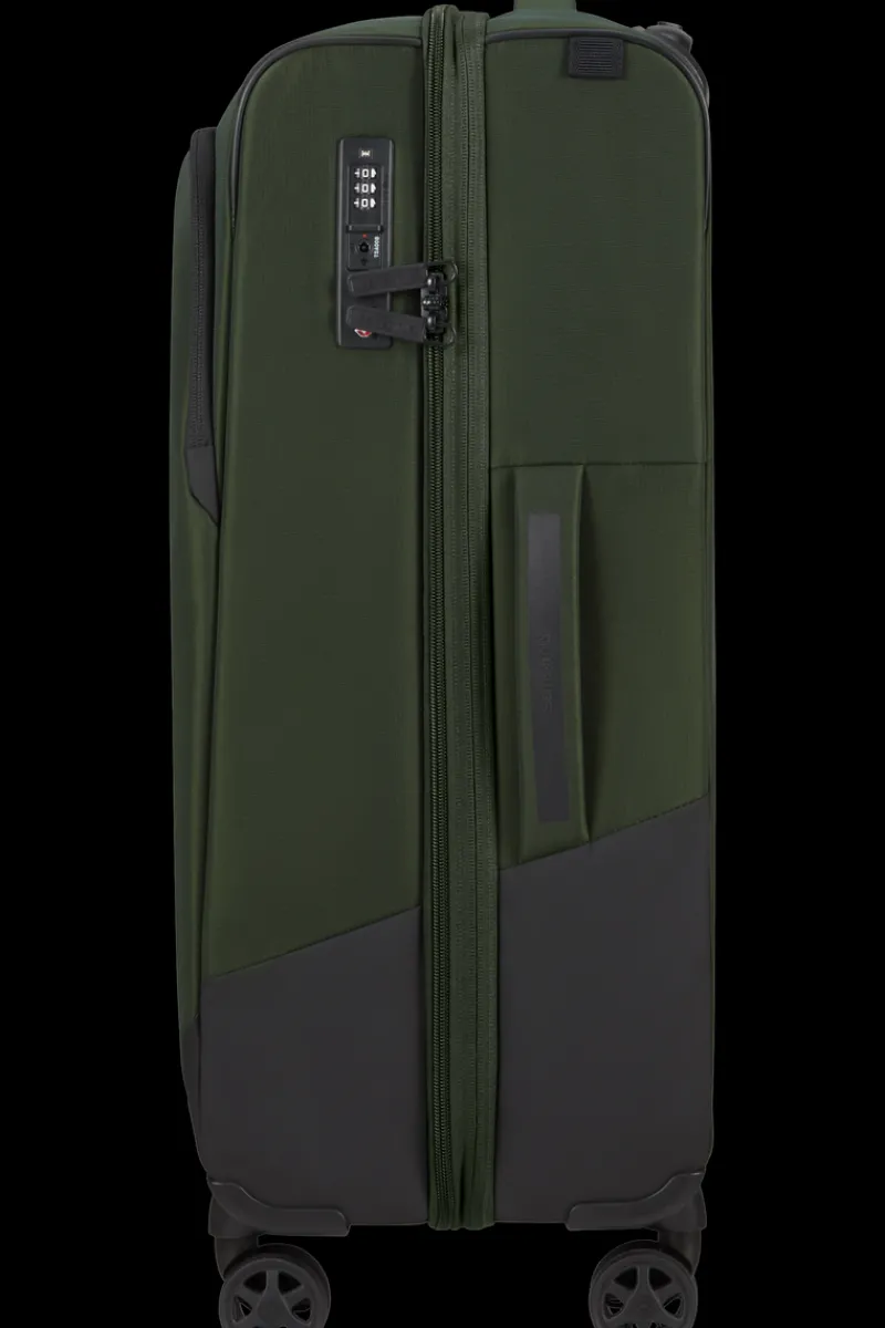 Samsonite Spinner (4 Wheel) | Softside Luggage-BIZ2GO TRVL Spinner (4 wheels) 66cm - Earth Green