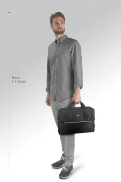 Solo Briefcases-CHRYSLER Briefcase - Black