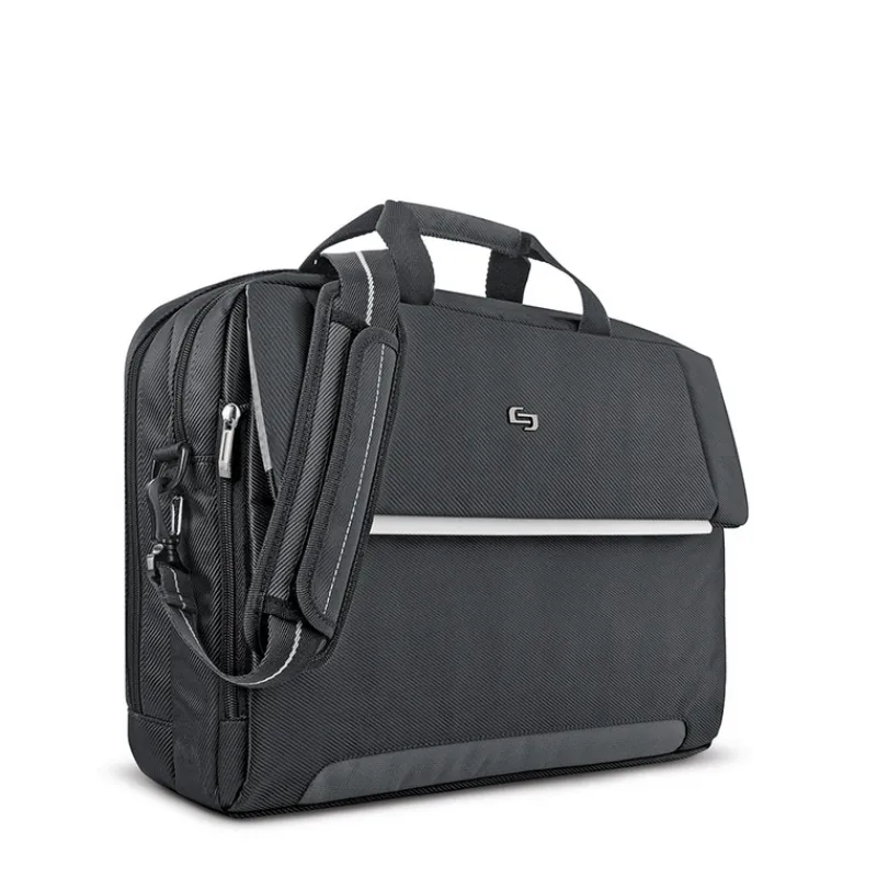 Solo Briefcases-CHRYSLER Briefcase - Black