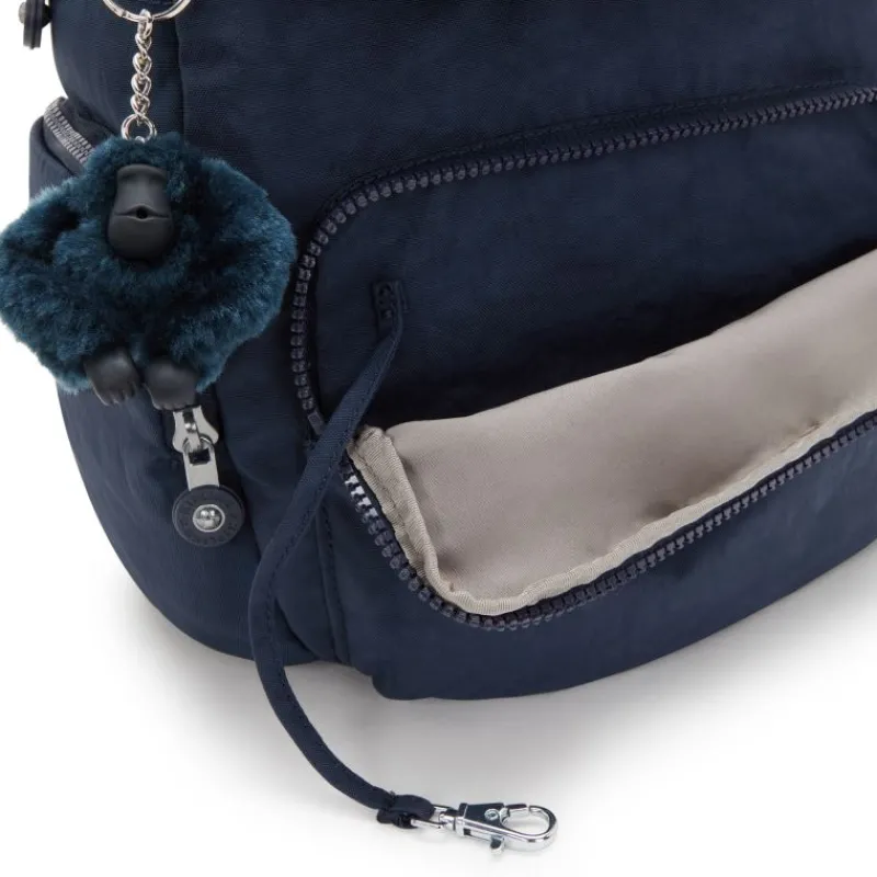 Kipling Backpacks-City Zip S Small Backpack with Adjustable Straps - Blue Bleu 2 (blue)