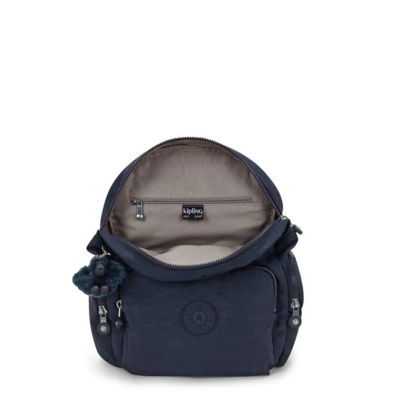 Kipling Backpacks-City Zip S Small Backpack with Adjustable Straps - Blue Bleu 2 (blue)