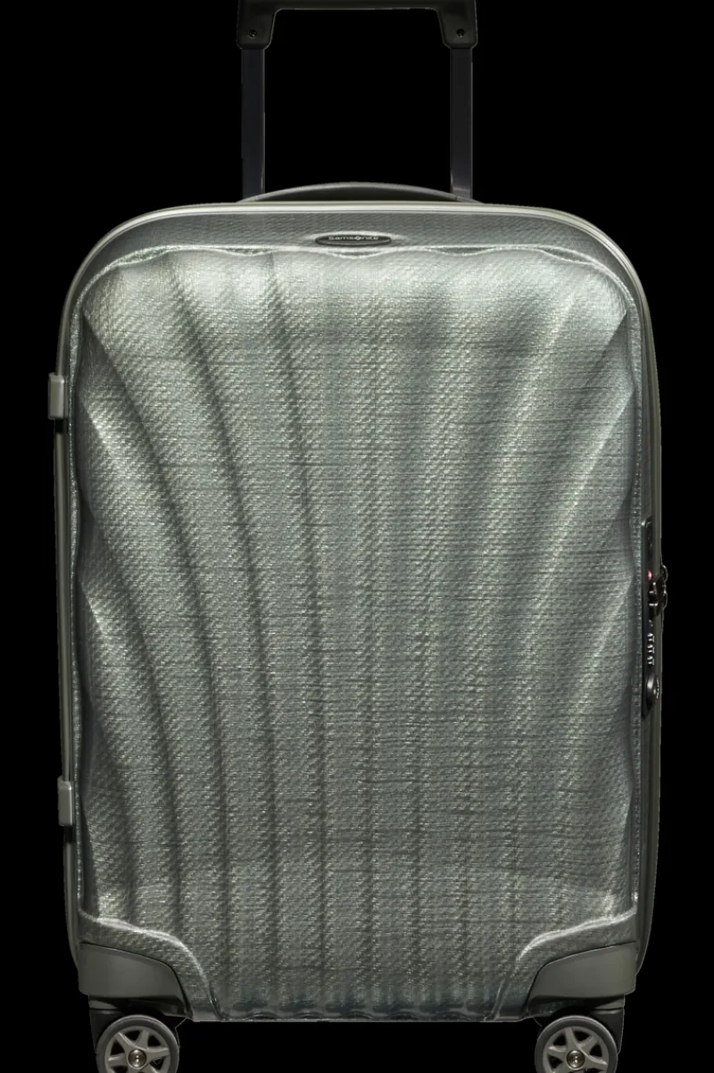 Samsonite Spinner (4 Wheel) | Hardside Luggage-C-Lite Spinner (4 wheels) 55cm Cabin - Metallic Green