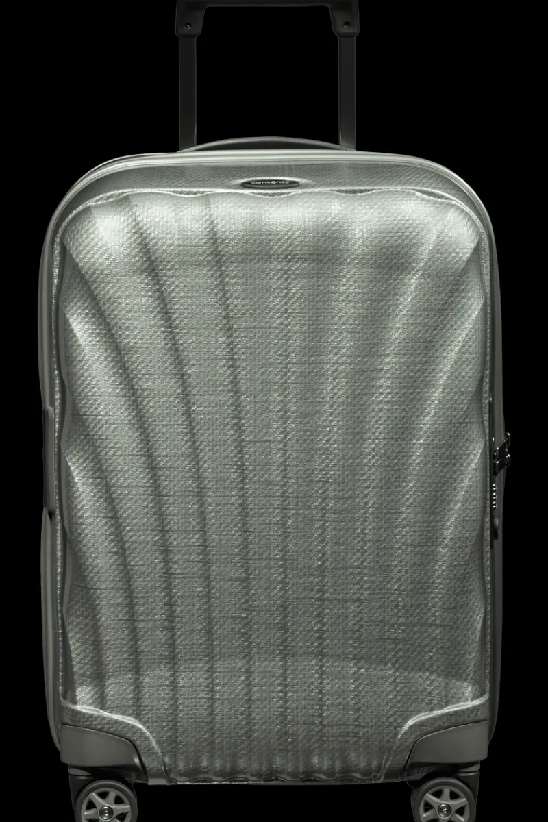 Samsonite Spinner (4 Wheel) | Lightweight Luggage-C-Lite Spinner (4 wheels) 55cm Expandable Cabin - Metallic Green