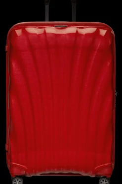 Samsonite Spinner (4 Wheel) | Lightweight Luggage-C-Lite Spinner (4 wheels) 81cm - Chili red
