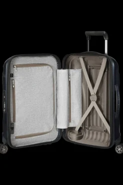 Samsonite Spinner (4 Wheel) | Lightweight Luggage-C-Lite Spinner (4 wheels) 55cm Expandable Cabin - Midnight Blue