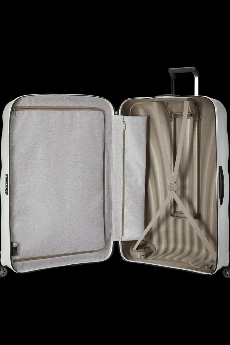 Samsonite Spinner (4 Wheel) | Lightweight Luggage-C-Lite Spinner (4 wheels) 86cm - Off White