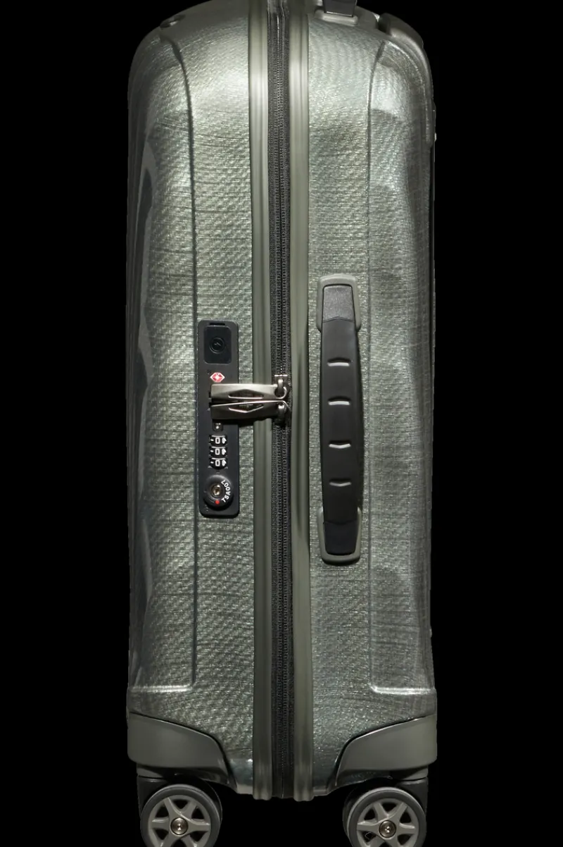 Samsonite Spinner (4 Wheel) | Hardside Luggage-C-Lite Spinner (4 wheels) 55cm Cabin - Metallic Green