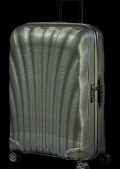 Samsonite Spinner (4 Wheel) | Lightweight Luggage-C-Lite Spinner (4 wheels) 75cm - Metallic Green
