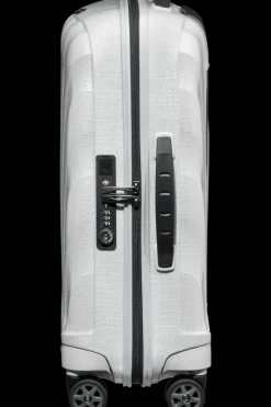Samsonite Spinner (4 Wheel) | Lightweight Luggage-C-Lite Spinner (4 wheels) 55cm Expandable Cabin - Off White