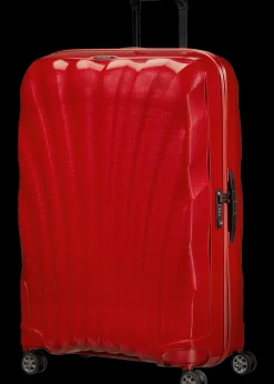 Samsonite Spinner (4 Wheel) | Lightweight Luggage-C-Lite Spinner (4 wheels) 81cm - Chili red