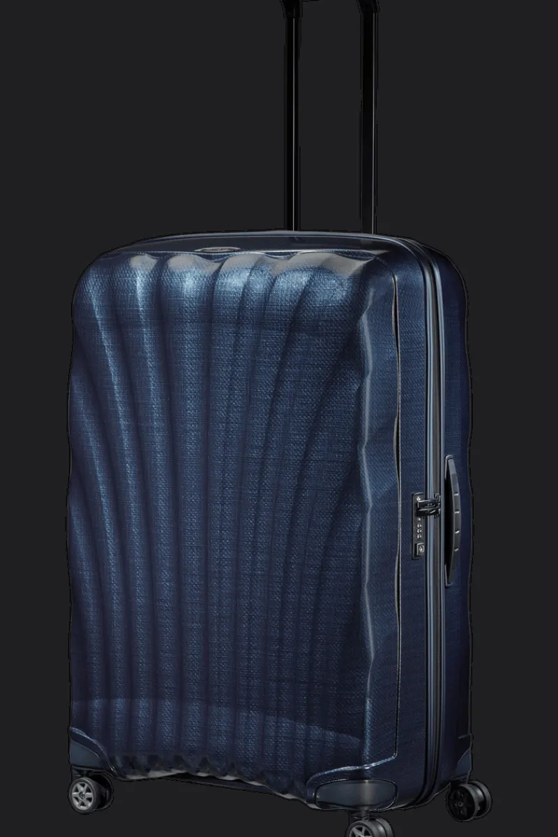 Samsonite Spinner (4 Wheel) | Lightweight Luggage-C-Lite Spinner (4 wheels) 86cm - Midnight Blue