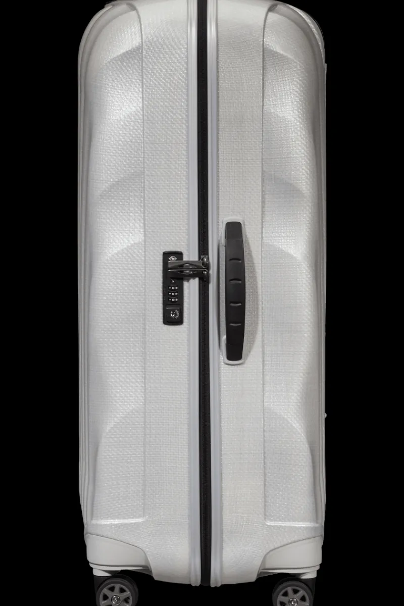 Samsonite Spinner (4 Wheel) | Lightweight Luggage-C-Lite Spinner (4 wheels) 81cm - Off White