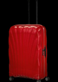 Samsonite Spinner (4 Wheel) | Lightweight Luggage-C-Lite Spinner (4 wheels) 81cm - Chili red