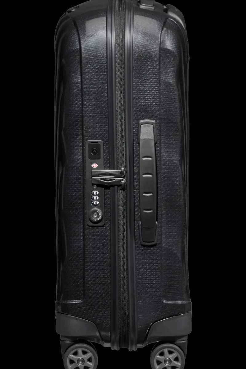 Samsonite Spinner (4 Wheel) | Lightweight Luggage-C-Lite Spinner (4 wheels) 55cm Expandable Cabin - Black