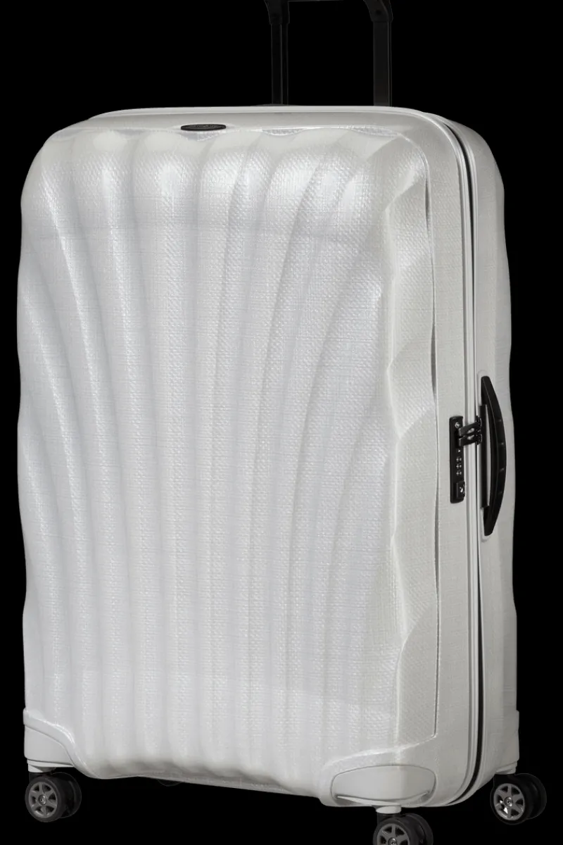 Samsonite Spinner (4 Wheel) | Lightweight Luggage-C-Lite Spinner (4 wheels) 81cm - Off White