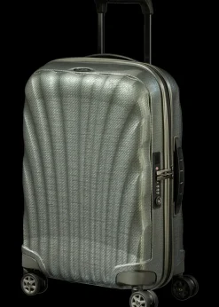 Samsonite Spinner (4 Wheel) | Lightweight Luggage-C-Lite Spinner (4 wheels) 55cm Expandable Cabin - Metallic Green