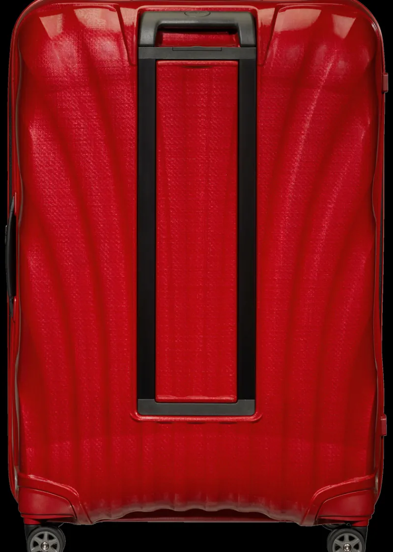 Samsonite Spinner (4 Wheel) | Lightweight Luggage-C-Lite Spinner (4 wheels) 81cm - Chili red