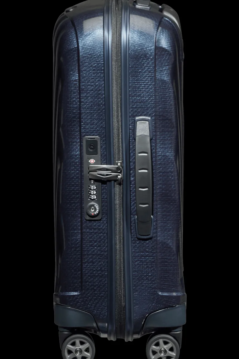 Samsonite Spinner (4 Wheel) | Lightweight Luggage-C-Lite Spinner (4 wheels) 55cm Expandable Cabin - Midnight Blue