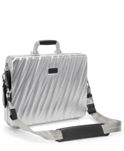 London Luggage Briefcases-19 Degree Aluminium Briefcase - Silver