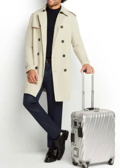 Tumi Spinner (4 Wheel) | Aluminium Luggage-19 Degree Aluminium Continental Carry-On - Silver