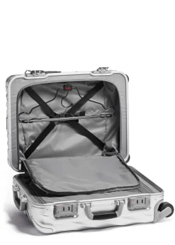 Tumi Spinner (4 Wheel) | Aluminium Luggage-19 Degree Aluminium Continental Carry-On - Silver