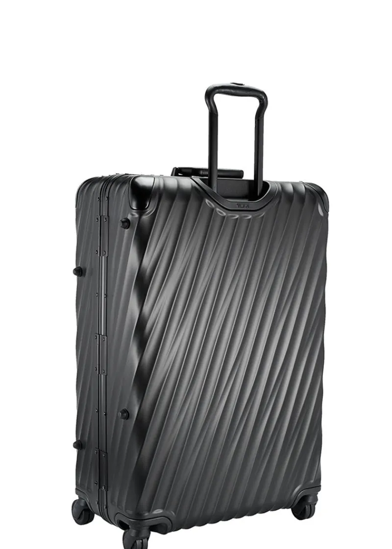 Tumi Spinner (4 Wheel) | Aluminium Luggage-19 Degree Aluminium Extended Trip Packing Case - Matte Black