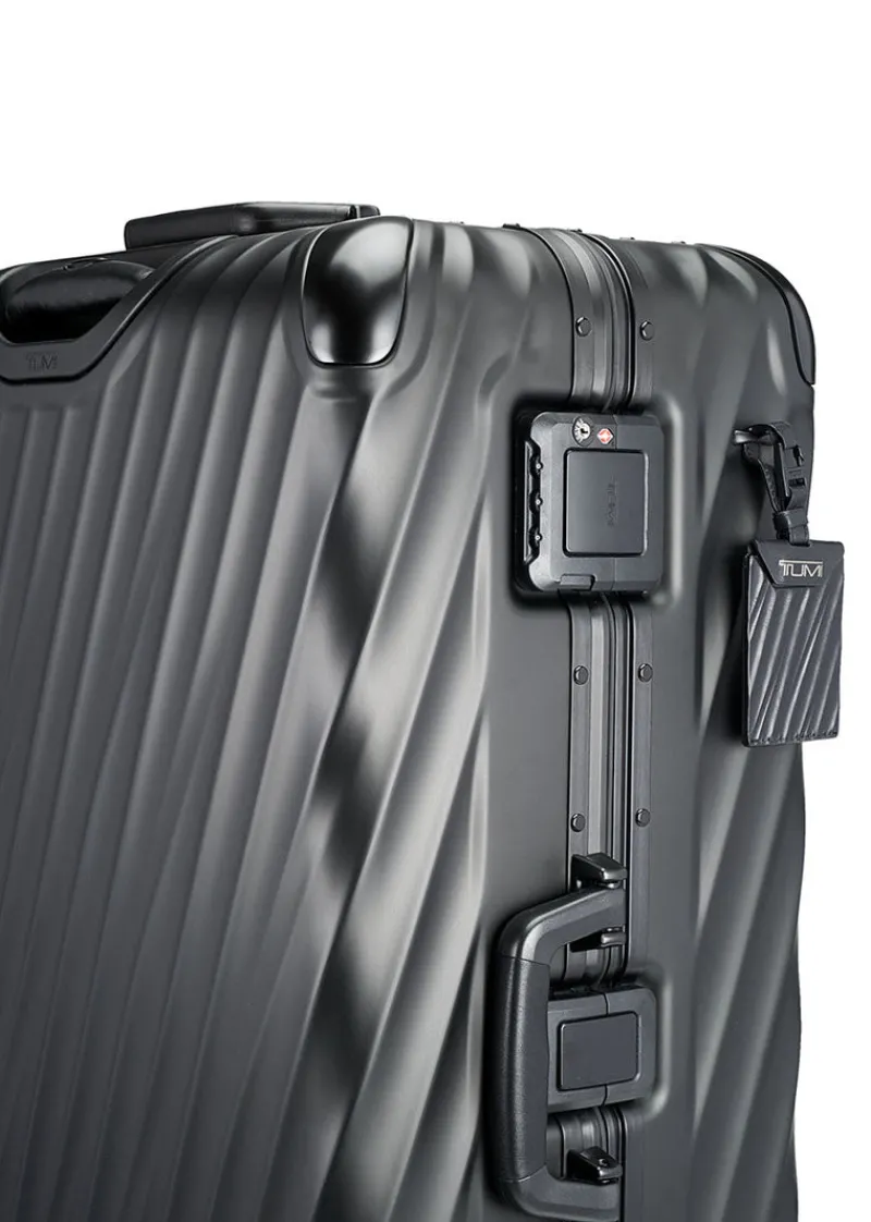 Tumi Spinner (4 Wheel) | Aluminium Luggage-19 Degree Aluminium Extended Trip Packing Case - Matte Black