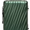 London Luggage Spinner (4 Wheel) | Hardside Luggage-19 Degree Aluminium International Carry-On 56cm - Texture Forest Green