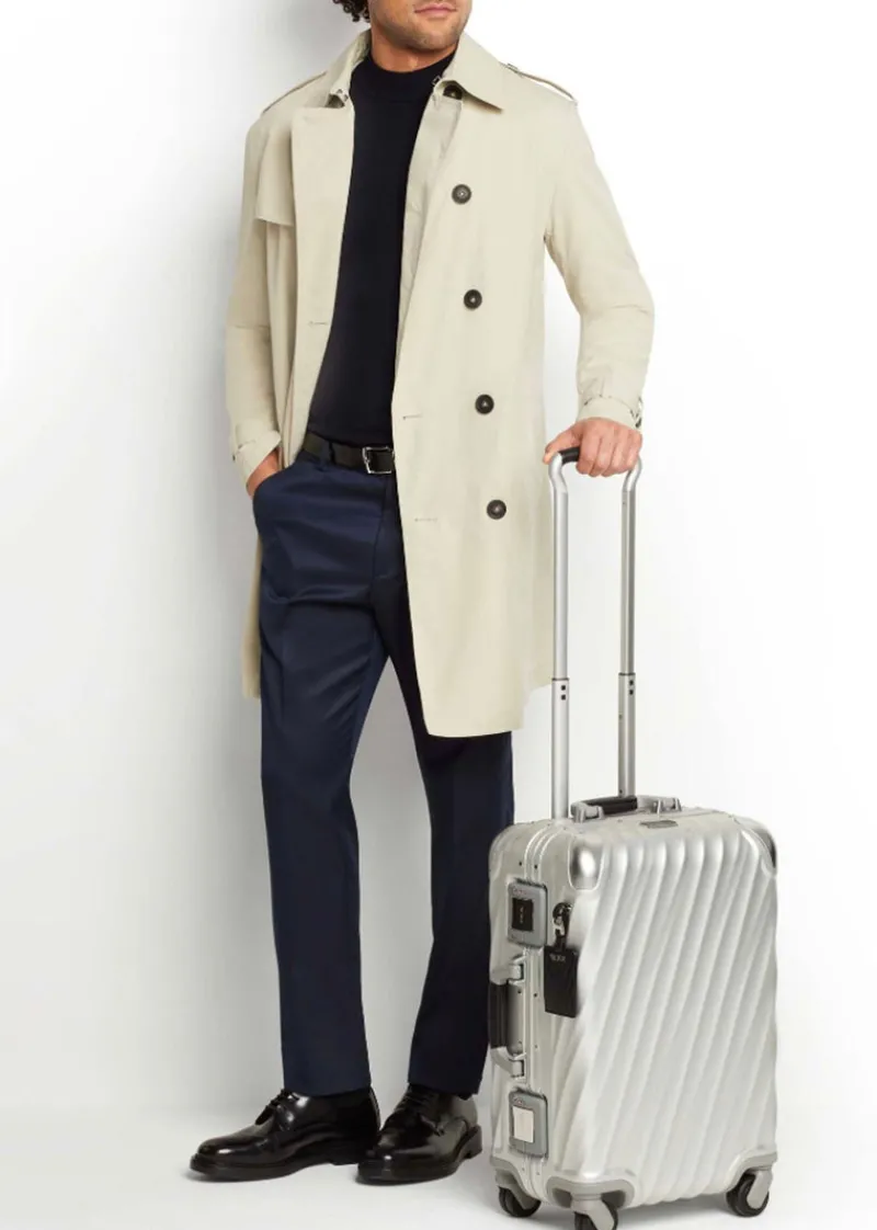 Tumi Spinner (4 Wheel) | Aluminium Luggage-19 Degree Aluminium International Carry-On - Silver