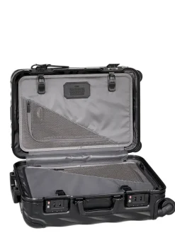 Tumi Spinner (4 Wheel) | Aluminium Luggage-19 Degree Aluminium International Carry-On - Matte Black