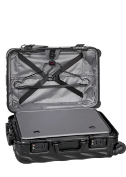 Tumi Spinner (4 Wheel) | Aluminium Luggage-19 Degree Aluminium International Carry-On - Matte Black