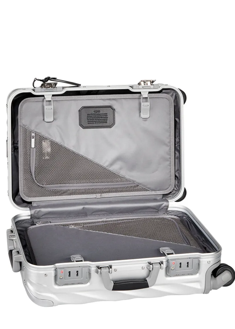 Tumi Spinner (4 Wheel) | Aluminium Luggage-19 Degree Aluminium International Carry-On - Silver