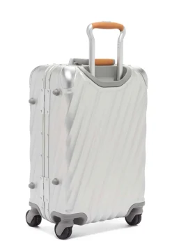 Tumi Spinner (4 Wheel) | Aluminium Luggage-19 Degree Aluminium International Carry-On - Texture Silver