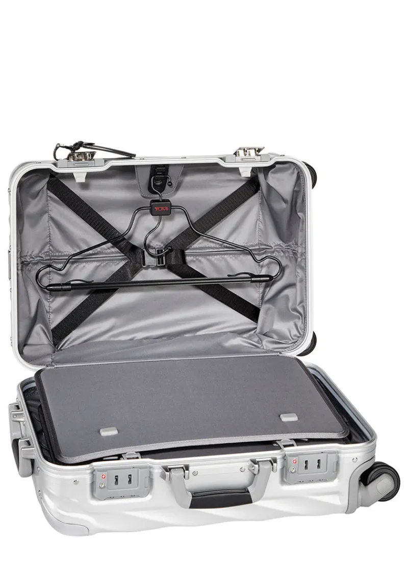 Tumi Spinner (4 Wheel) | Aluminium Luggage-19 Degree Aluminium International Carry-On - Silver