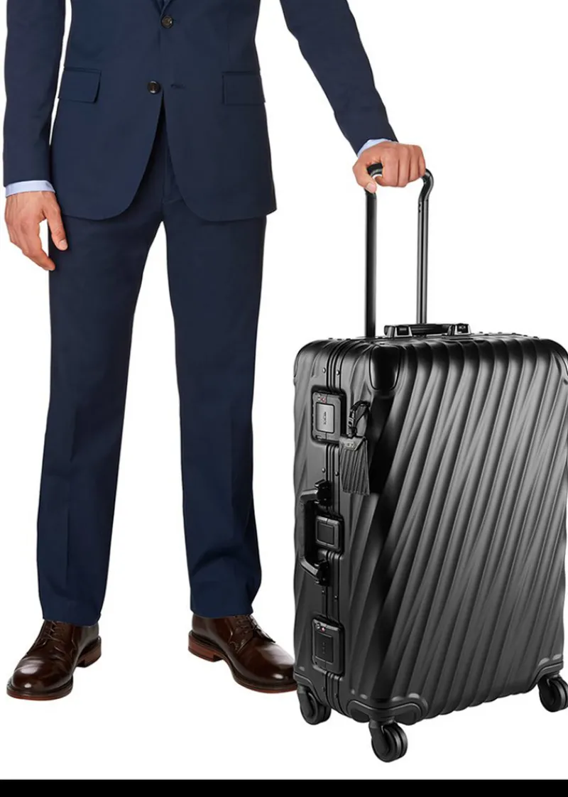 Tumi Spinner (4 Wheel) | Aluminium Luggage-19 Degree Aluminium Short Trip Packing Case - Matte Black
