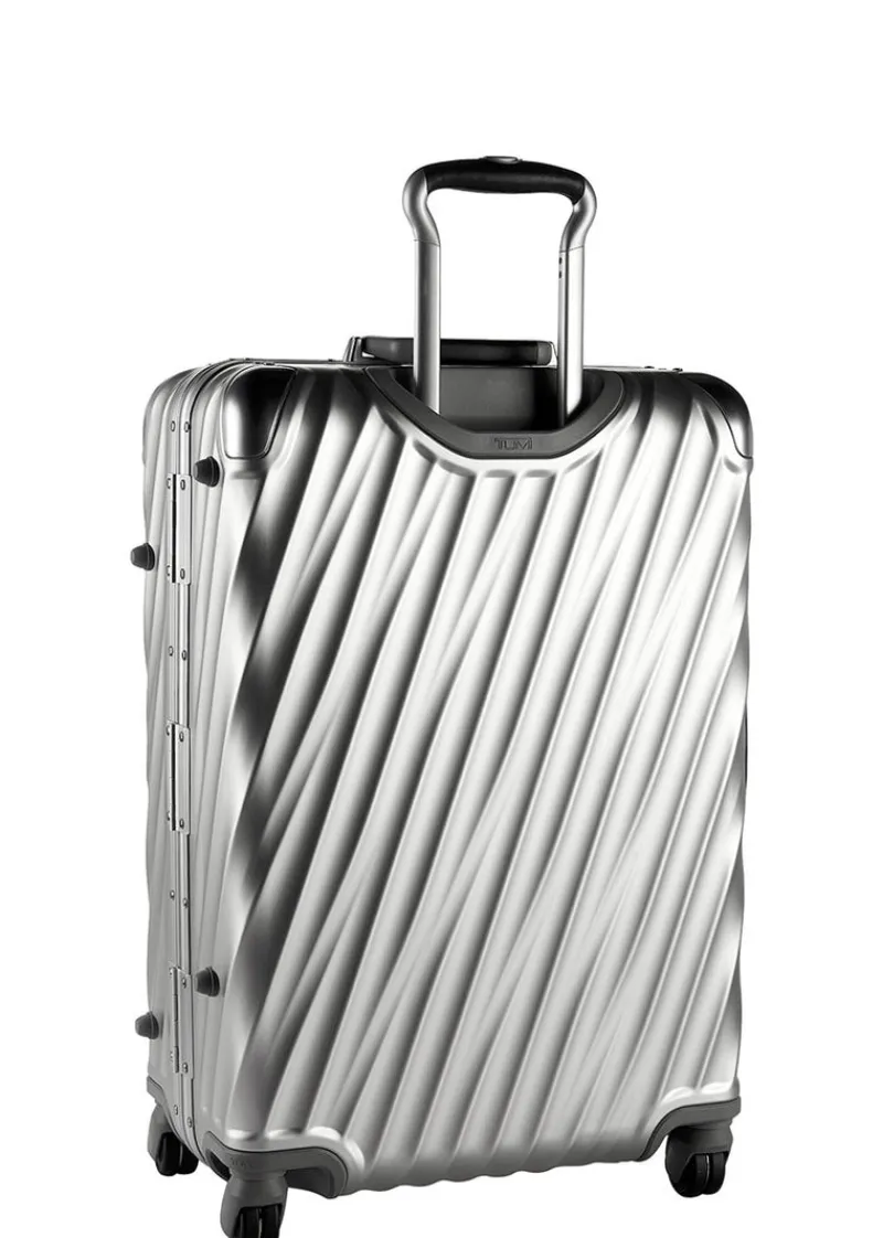 Tumi Spinner (4 Wheel) | Aluminium Luggage-19 Degree Aluminium Short Trip Packing Case - Silver