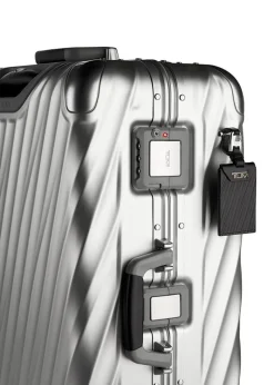 Tumi Spinner (4 Wheel) | Aluminium Luggage-19 Degree Aluminium Short Trip Packing Case - Silver
