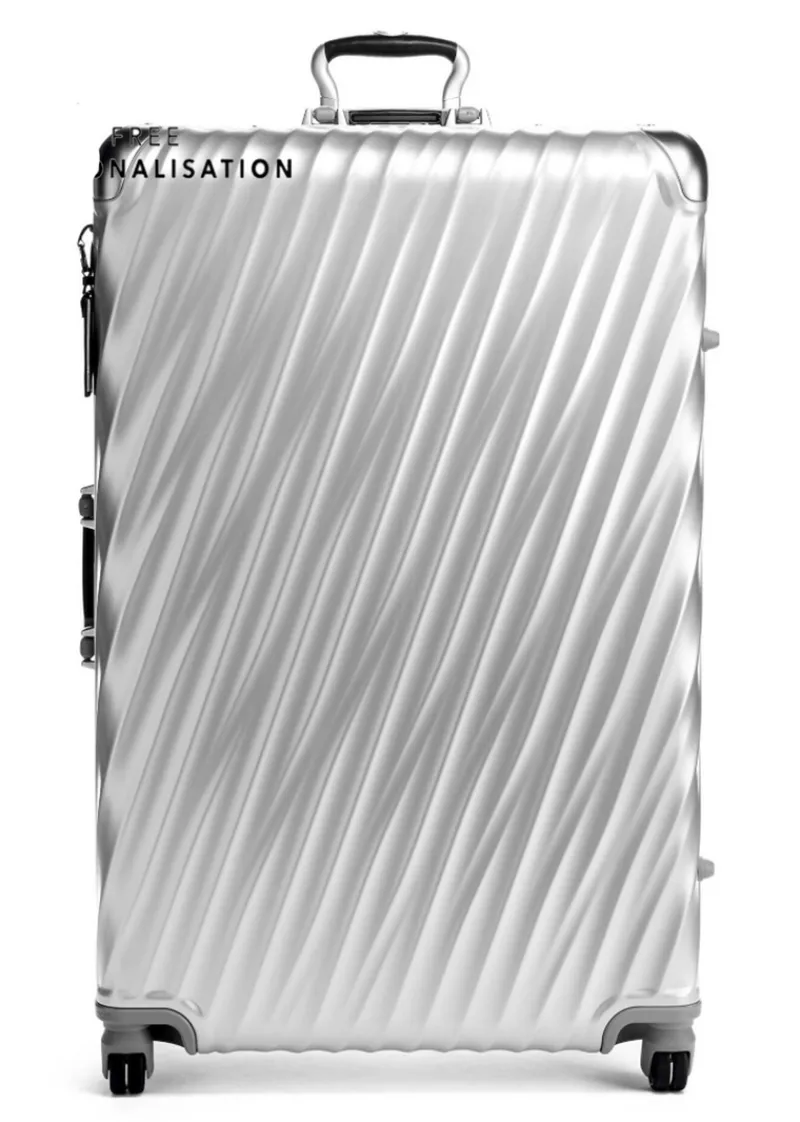 London Luggage Spinner (4 Wheel) | Aluminium Luggage-19 Degree Aluminium Worldwide Trip Packing Case - Aluminium