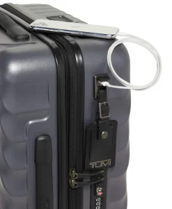 Tumi Spinner (4 Wheel) | Hardside Luggage-19 Degree Continental Expandable 4 Wheeled Carry-On - Grey Texture