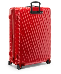 London Luggage Spinner (4 Wheel) | Hardside Luggage-19 Degree Degree Extended Trip Expandable Checked Luggage - Red