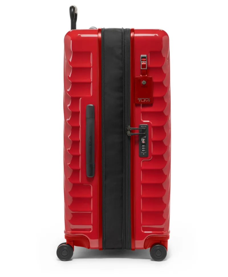 London Luggage Spinner (4 Wheel) | Hardside Luggage-19 Degree Degree Extended Trip Expandable Checked Luggage - Red