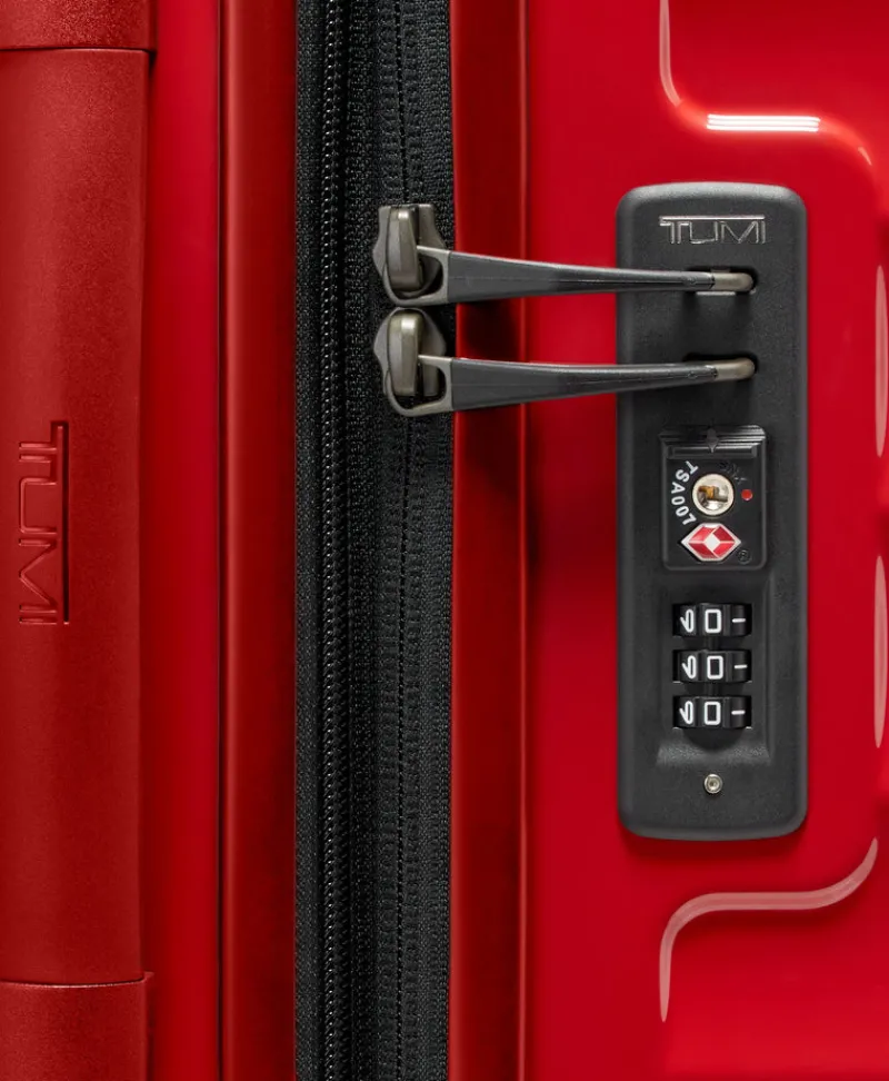 London Luggage Spinner (4 Wheel) | Hardside Luggage-19 Degree Degree Extended Trip Expandable Checked Luggage - Red